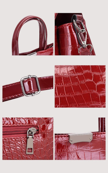 Cartera Charol