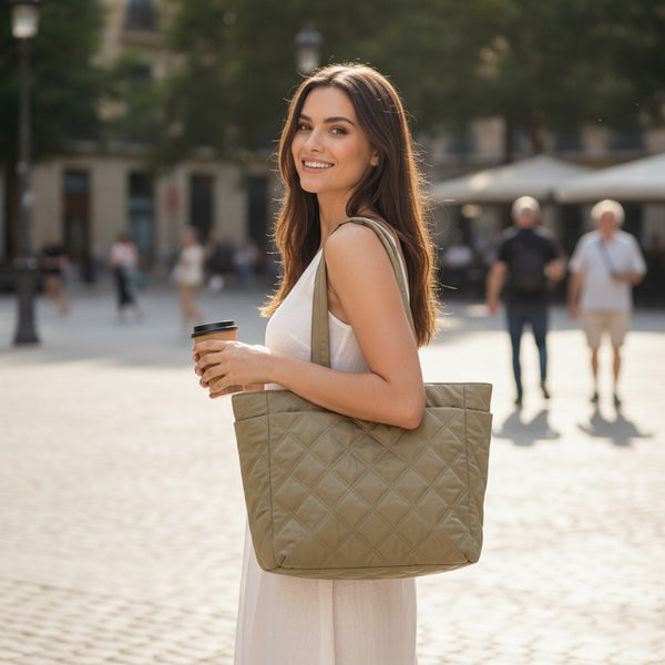 Cartera  bolso  capitoneada NYLON