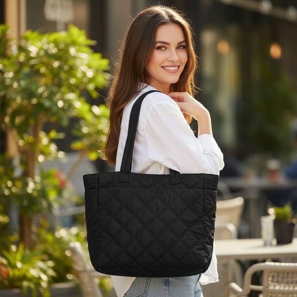 Cartera  bolso  capitoneada NYLON