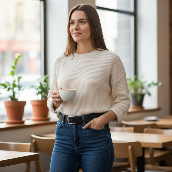 Cinto de dama CUERO nacional tamaños grandes