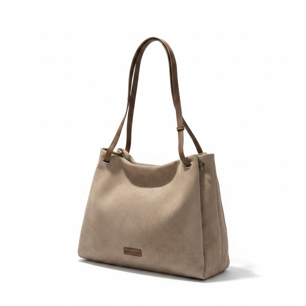 Cartera  bolso gamuza cuadrada