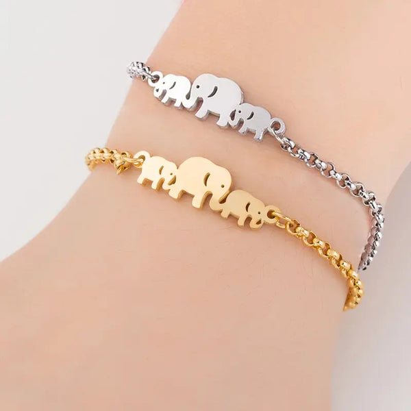 Pulsera Elefante en  ACERO