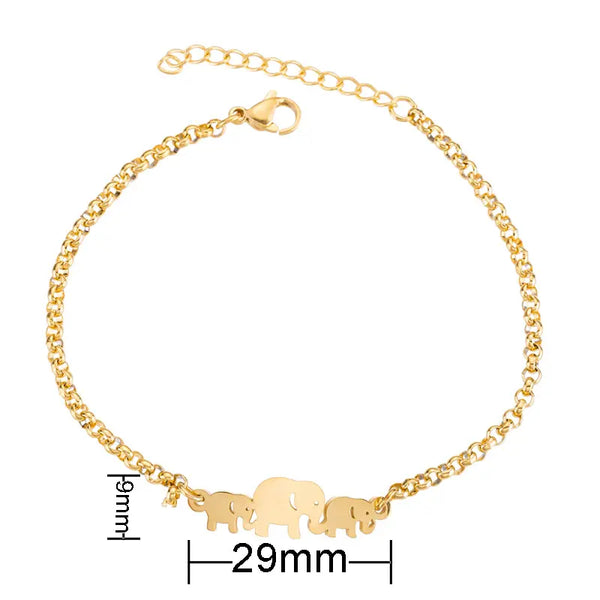 Pulsera Elefante en  ACERO