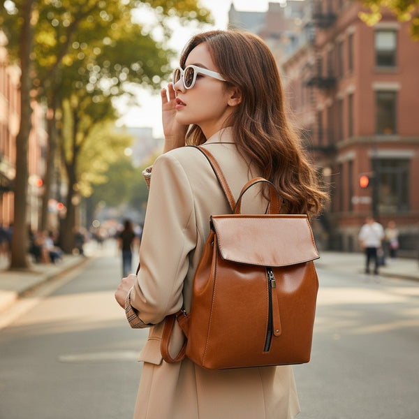 Mochila Catania en CUERO