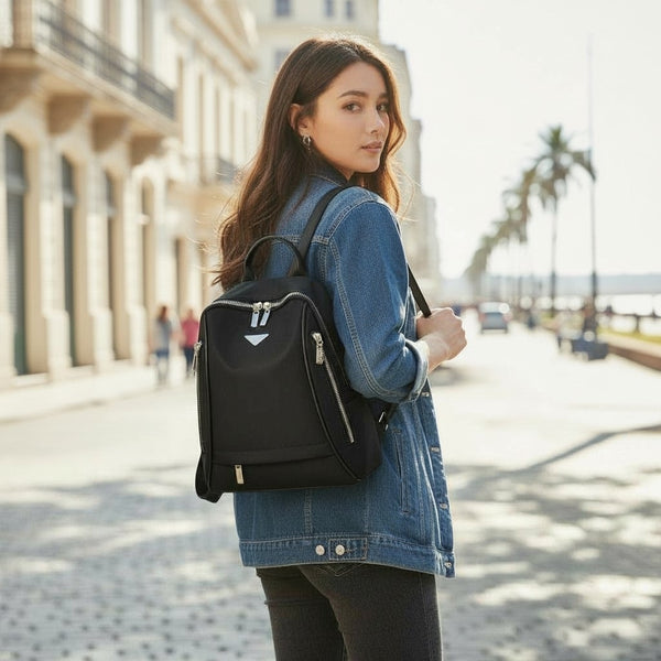 Mochila de nylon Silver