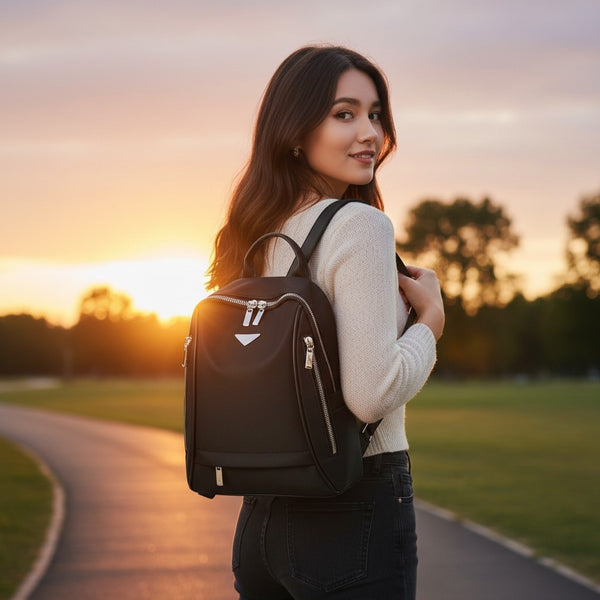Mochila de nylon Silver