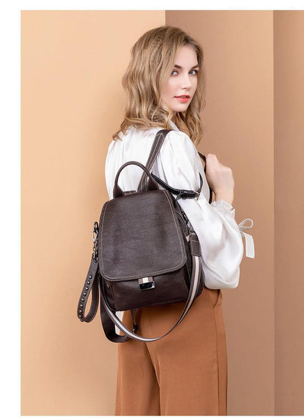Mochila Cala en CUERO