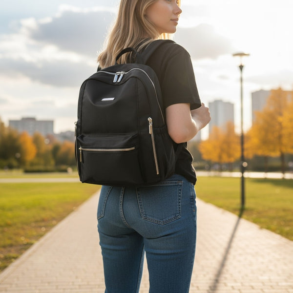 Mochila de nylon Múltiple cierre
