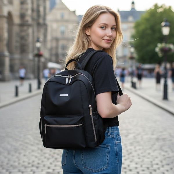 Mochila de nylon Múltiple cierre