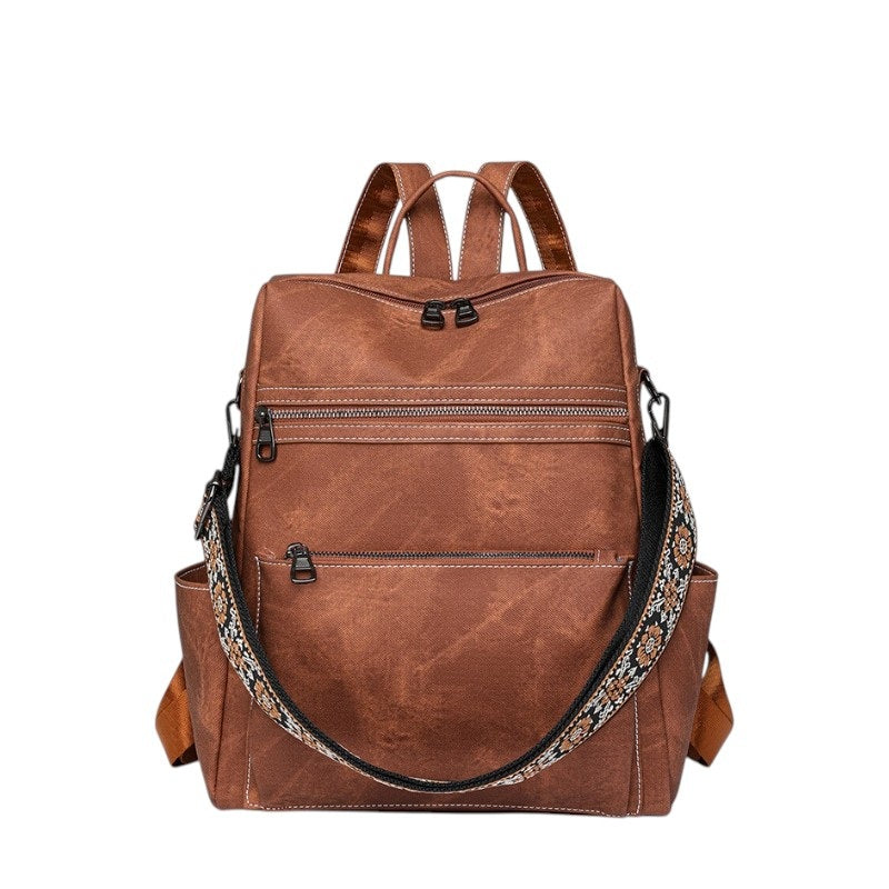 Mochila para dama agamuzada