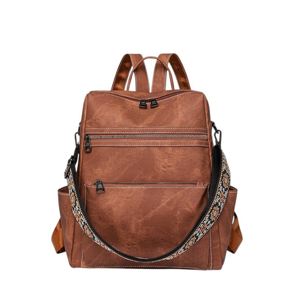 Mochila para dama agamuzada